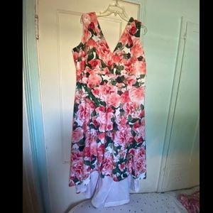 14w Calvin Klein beautiful asymmetric dress